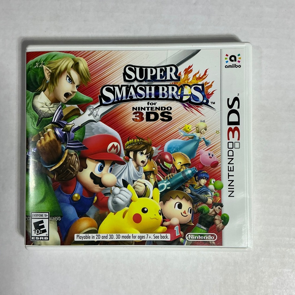 Super Smash Bros Nintendo 3DS Game CTR-P-AXCE Complete with Case and Manual